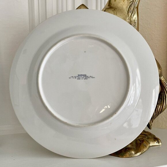 1980s Friendship Ceramic Plate Japan Red Pink “No Strangers Here” Valentine Gift - Picture 4 of 5